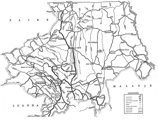 Mapa do distrito